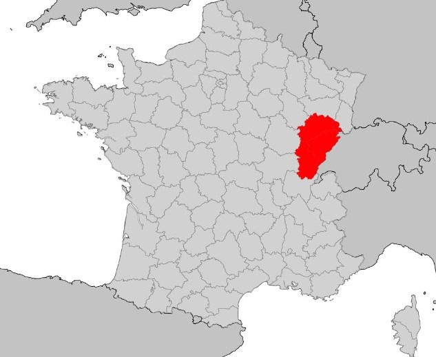 CARTE DE FRANCE - DOUBS